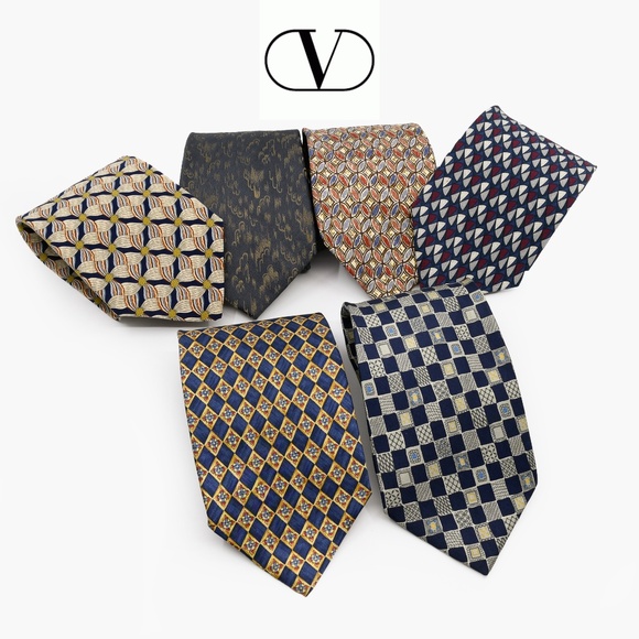 Lot of 42 Designer Silk Ties Armani/Ferré/Valentino/Zegna/Boss/Gaultier/Dior+++ - Picture 10 of 10